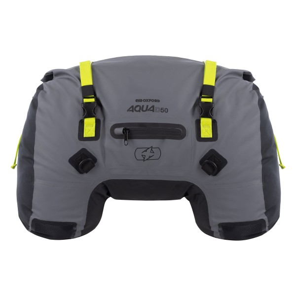 Oxford Oxford AQUA D-50 Duffle Bag Black/ Grey / Fluo